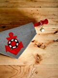Anchor Denim Kedi Bandana, Fular, Kedi Kıyafeti Kedi Elbisesi, Kedi Tasması
