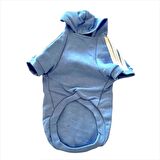 Bebek Mavisi Duo Adidog Kapşonlu Köpek Sweatshirt Köpek Kazağı