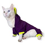 Bunny Pom Kulaklı Kedi Tulumu,Kıyafeti