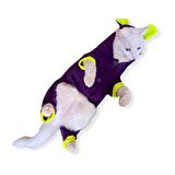 Bunny Pom Kulaklı Kedi Tulumu,Kıyafeti