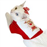 Cute Rudolph Kedi Tişörtü 