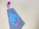 Blue Bunny Kedi Bandana, Fular, Kedi Kıyafeti Kedi Elbisesi, Kedi Tasması