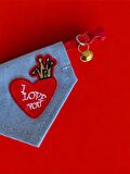Love You Kedi Bandana, Fular, Kedi Kıyafeti Kedi Elbisesi, Kedi Tasması
