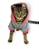 MyPocket Sweatshirt Duo Kapşonlu Kedi Kıyafeti Kedi Sweatshirt