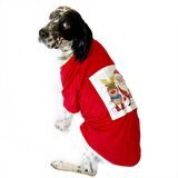 Noel Baba ve Rudolph Büyük Irk Köpek Tişörtü