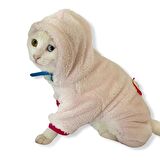 Softie Pink Butterfly Duo Kedi Tulumu Kedi Kıyafeti