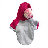Pink Amigo Kapşonlu Sweatshirt Köpek Kıyafeti Köpek Elbisesi 