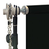 Gdx Seyyar Siyah Fon Perde (Kumaş) 2.70x5.80 Metre