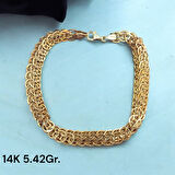 14AYAR 5.42GRAM ALTIN İTALYAN BİLEKLİK