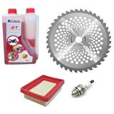 Kmtmak Motorlu Tırpan Oleo-Mac 753/453-EFCO 755/8550/8535 Hava Filtresi Buji Elmas Daire Testere 2T Yağ