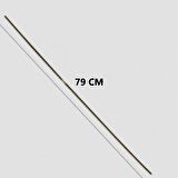 Kmtmak Motorlu Tırpan Spiral Şaft Mili 79 Cm CG/BG 430-520 Ot Motoru İç Şaft Halatı