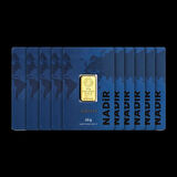 RimaGold 10 Adet 10 gr 24 Ayar NadirGold Gram Altın