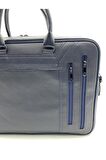 UNİSEX 15.6"DERİ SU GEÇİRMEZ ÇOK BÖLMELİ LAPTOP & EVRAK ÇANTASI