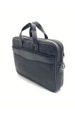 13" MACBOOK VE İPAD UYUMLU DERİ SU GEÇİRMEZ ÇOK BÖLMELİ LAPTOP & EVRAK ÇANTASI