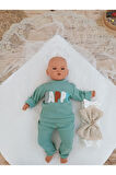 Triko Przm Bebek Kundağı Unisex Bebek Dış Kundak Battaniyesi Hastane Çıkışı Kundak Battaniye