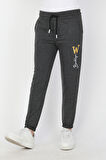 W Brooklyn baskılı Unisex Çocuk Eşofman Altı 4189