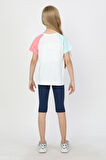 KIZ ÇOCUK SWEET BASKILI REGLAN KOL TAYTLI TAKIM - 23400