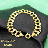 8AYAR 8.79GRAM ALTIN SAMANYOLU BİLEKLİK