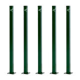 KONAK TEL ÇİT SİSTEMLERİ FULL AVANTAJ 100 CM 10 METRE ÇİM ÇİT + 5 ADET PANEL ÇİT DİREĞİ(100 CM) + GERGİ TELİ