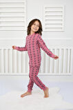 Çiçek Desenli Pijama Takımı Pembe 3-7