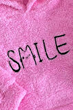 Kız Çocuk Kapüşonlu Peluş Smile Yazılı Çantalı Pembe Alt Üst Takım