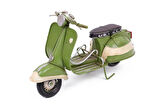 KENPAZAR Dekoratif Metal Scooter Vintage Hediyelik Biblo