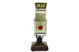 KENPAZAR Dekoratif Metal Mikrofon Obje Biblo Vintage Hediyelik