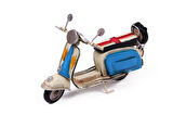 KENPAZAR Dekoratif Metal Scooter Vintage Dekoratif Ev Ofis Hediyelik