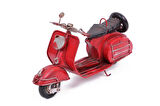 KENPAZAR Dekoratif Metal Scooter Vintage Dekoratif Ev Ofis Hediyelik