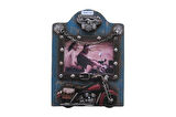 KENPAZAR Dekoratif Metal Çerçeve Motosiklet Dekorlu Vintage Hediyelik
