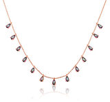 KENPAZAR 925 Ayar Gümüş Mistik Topaz Şans Kolyesi