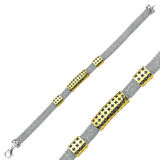 KENPAZAR 925 Ayar Gümüş Taşlı File Bileklik