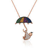 KENPAZAR 925 Ayar Gümüş Doğan Bebek Gümüş Kolye