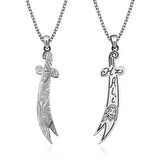 KENPAZAR Gümüş Hz. Ali Kılıç Kolye