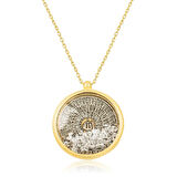 KENPAZAR Gümüş Gold Esmaül Hüsna Kadın Kolye