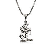 KENPAZAR Gümüş Göktürk Süvarisi Kolye