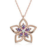 KENPAZAR ​925 Ayar Gümüş Çiçek Kadın Gümüş Kolye