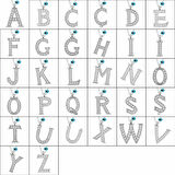 KENPAZAR 925 Ayar Gümüş Nazar Rodyum S Harfi Kadın Gümüş Kolye