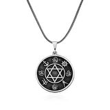 KENPAZAR ​Gümüş Dört Halife İsimleri İşlemeli Kolye