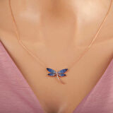 KENPAZAR Gümüş Rose Yusufçuk Kadın Kolye