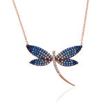 KENPAZAR Gümüş Rose Yusufçuk Kadın Kolye