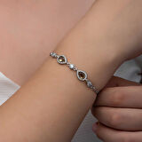 KENPAZAR ​Gümüş Damla Zultanit Taşlı Kadın Bileklik