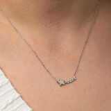 KENPAZAR Gümüş Kayan Yıldız Kadın Kolye