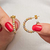 KENPAZAR Gümüş Dorika Kadın Küpe