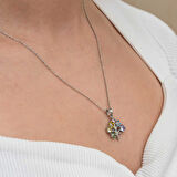 KENPAZAR Gümüş Renkli Hayat Ağacı Kadın Kolye