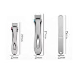 KENPAZAR Ultra Geniş Ağızlı Paslanmaz 3 lü Tırnak Makas Seti