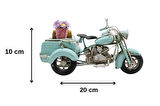 KENPAZAR Dekoratif Metal 3 Tekerlekli Motorsiklet