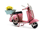 KENPAZAR Dekoratif Metal Scooter