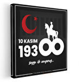 10 Kasım 1938 - Anma Günü Tasarım Kanvas Tablo