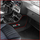 Tofaş Şahin Doğan Kartal Torpido Vites Orta Konsol Yan Koruma Halısı – Nakış İşlemeli Kumaş Kaplama